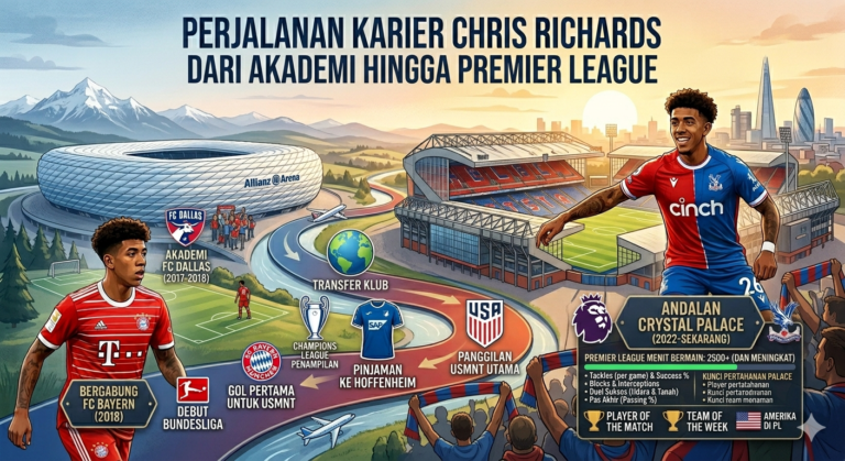 Perjalanan Karier Chris Richards dari Akademi Hingga Premier League