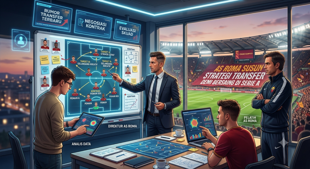 AS Roma Susun Strategi Transfer demi Bersaing di Serie A: Proyek Ambisius dari Ibu Kota Italia