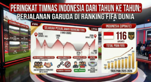 Peringkat Timnas Indonesia dari Tahun ke Tahun: Perjalanan Garuda di Ranking FIFA Dunia