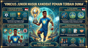 Vinicius Junior Masuk Kandidat Pemain Terbaik Dunia