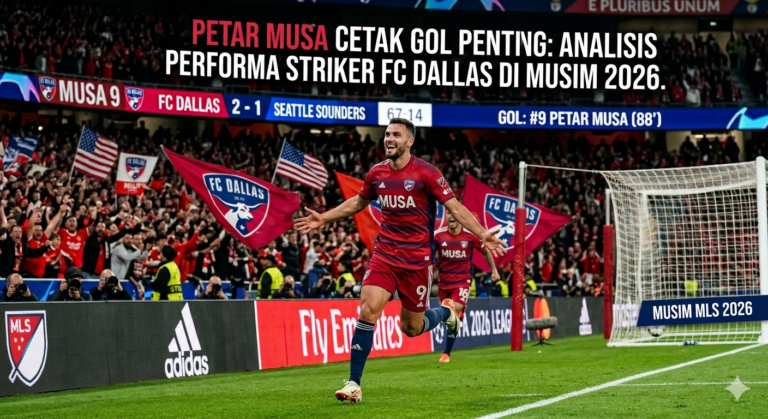 Petar Musa Cetak Gol Penting: Analisis Performa Striker FC Dallas di Musim 2026.