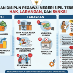 Aturan Disiplin Pegawai Negeri Sipil Terbaru: Hak, Larangan, dan Sanksi buatkan gambar Dari judul tersebut