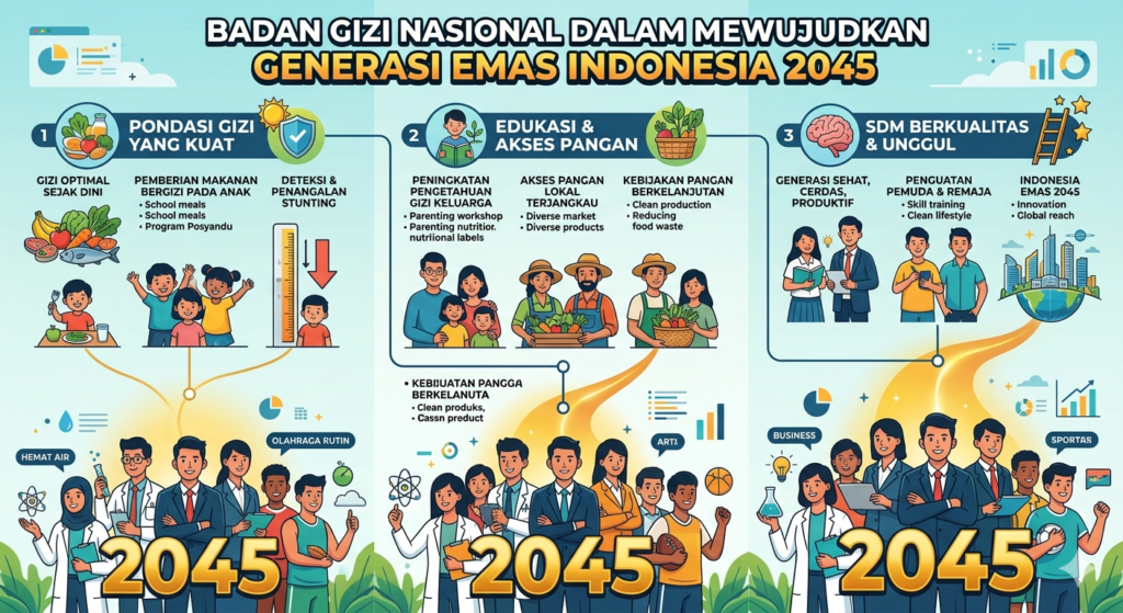 Badan Gizi Nasional dalam Mewujudkan Generasi Emas Indonesia 2045