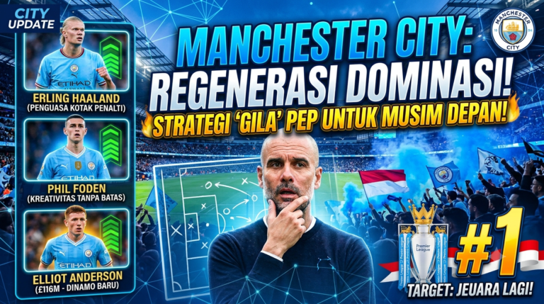 Manchester City Siapkan Strategi Pertahankan Dominasi Musim Depan