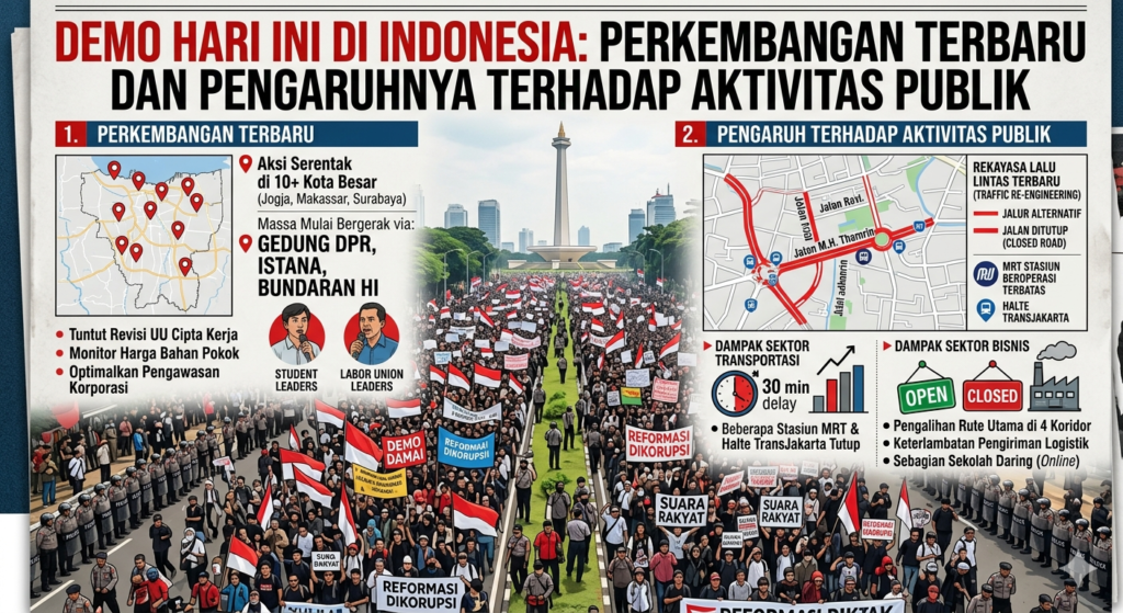 Demo Hari Ini di Indonesia: Perkembangan Terbaru dan Pengaruhnya terhadap Aktivitas Publik