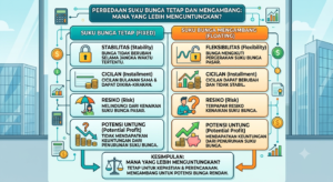 Perbedaan Suku Bunga Tetap dan Mengambang: Mana yang Lebih Menguntungkan?
