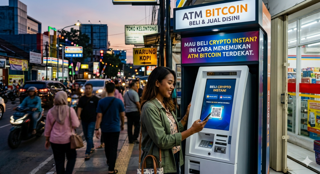 Mau Beli Crypto Instan? Ini Cara Menemukan ATM Bitcoin Terdekat.