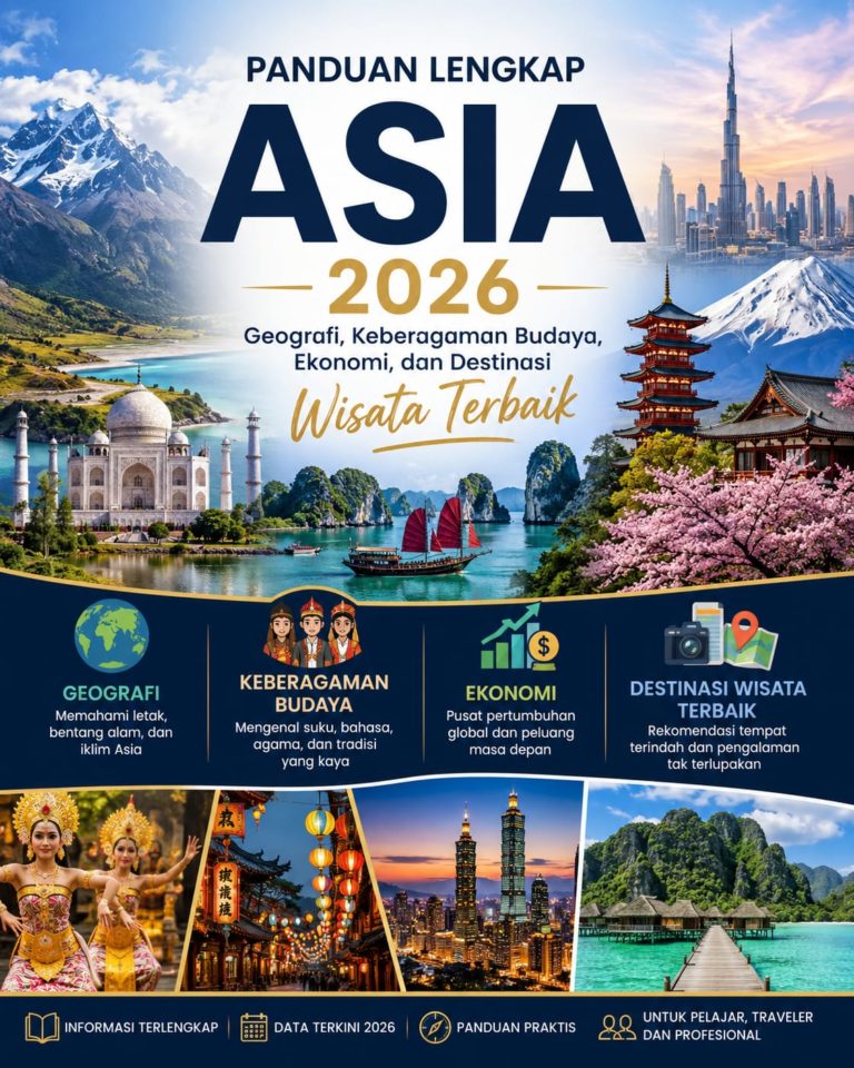 Panduan Lengkap Asia 2026: Geografi, Keberagaman Budaya, Ekonomi, dan Destinasi Wisata Terbaik