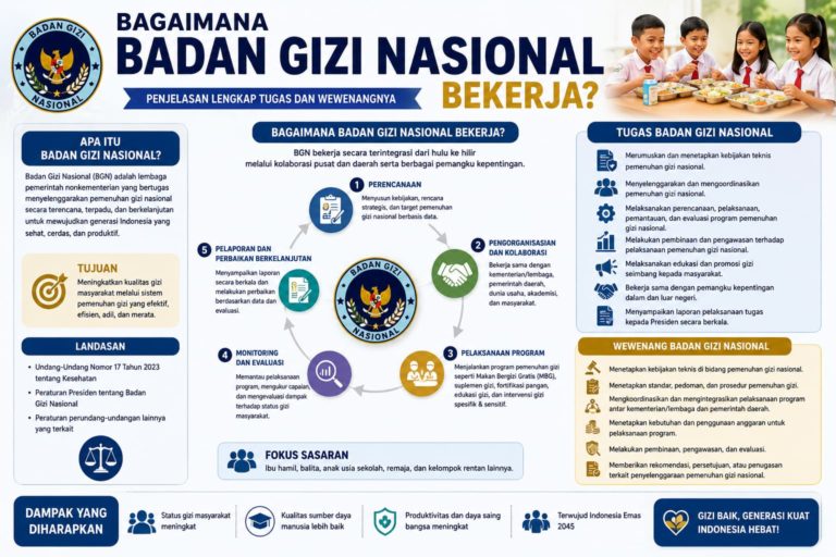 Bagaimana Badan Gizi Nasional Bekerja? Penjelasan Lengkap Tugas dan Wewenangnya