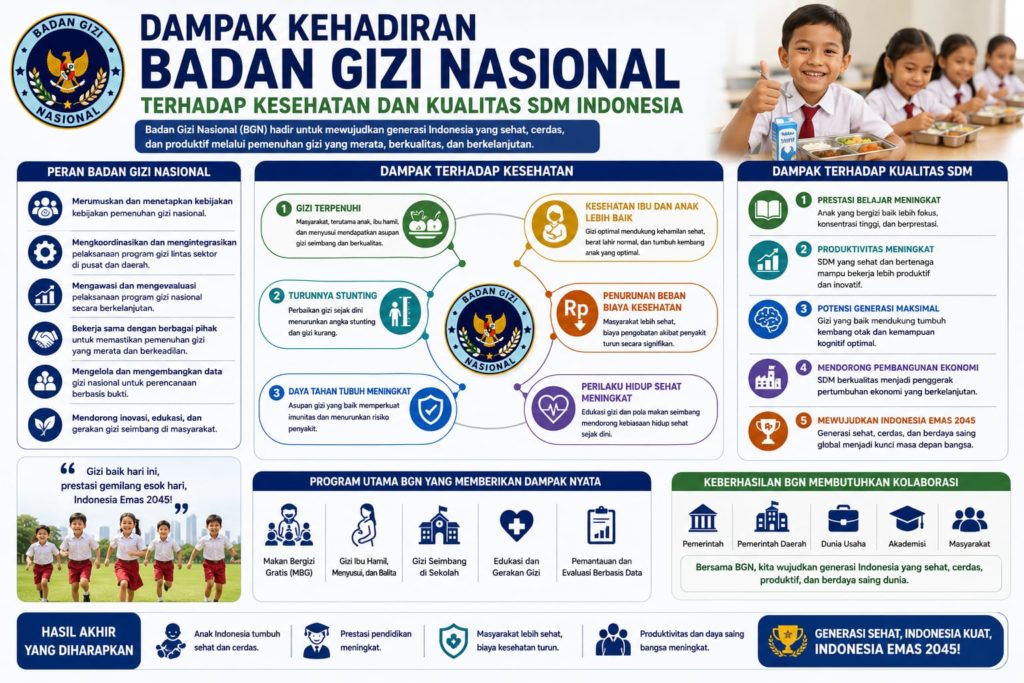 Dampak Kehadiran Badan Gizi Nasional terhadap Kesehatan dan Kualitas SDM Indonesia