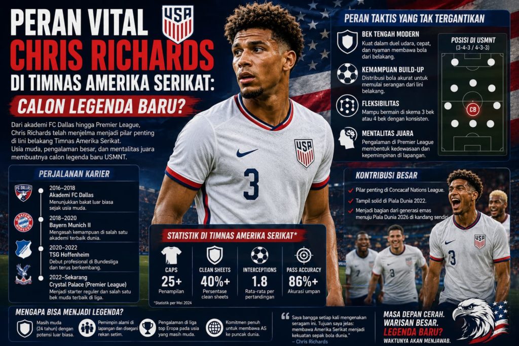 Peran Vital Chris Richards di Timnas Amerika Serikat: Calon Legenda Baru?