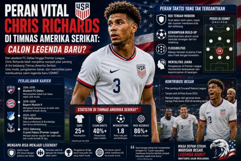 Peran Vital Chris Richards di Timnas Amerika Serikat: Calon Legenda Baru?
