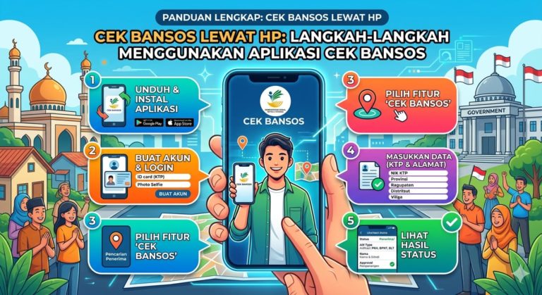 Cek Bansos Lewat HP: Langkah-Langkah Menggunakan Aplikasi Cek Bansos