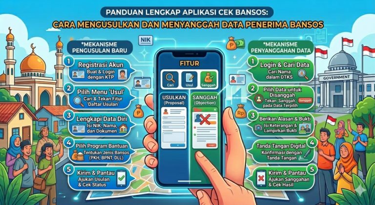 Cara Mengusulkan dan Menyanggah Data Penerima Melalui Aplikasi Cek Bansos