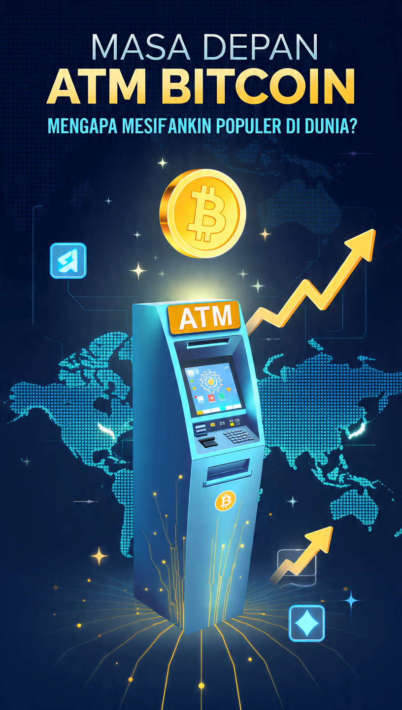 Masa Depan ATM Bitcoin: Mengapa Mesin Ini Semakin Populer di Dunia?