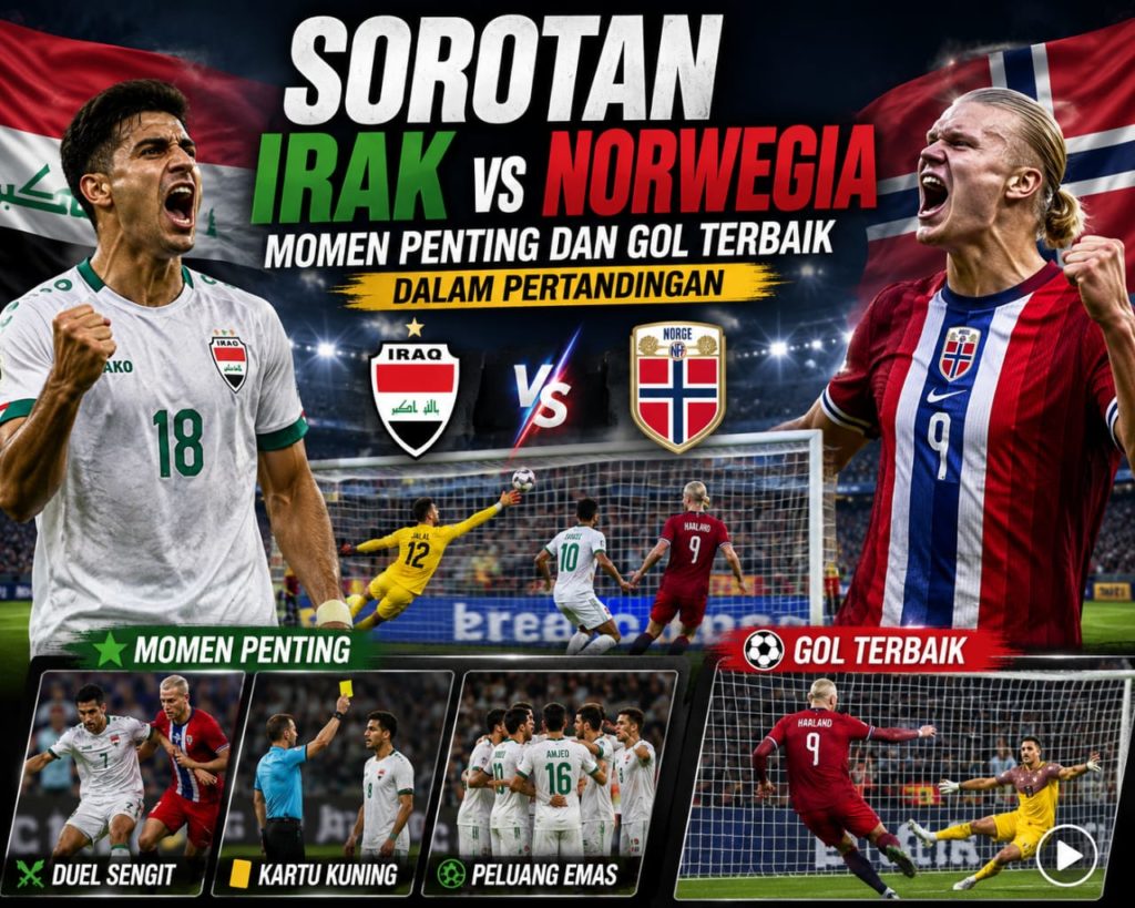 Sorotan Irak vs Norwegia: Momen Penting dan Gol Terbaik dalam Pertandingan
