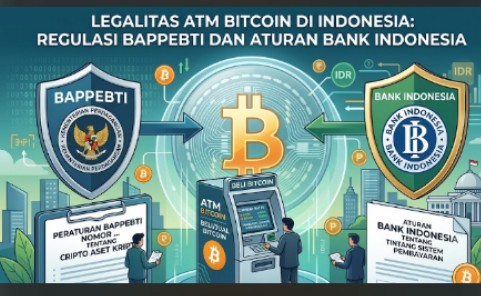 Legalitas ATM Bitcoin di Indonesia: Regulasi Bappebti dan Aturan Bank Indonesia