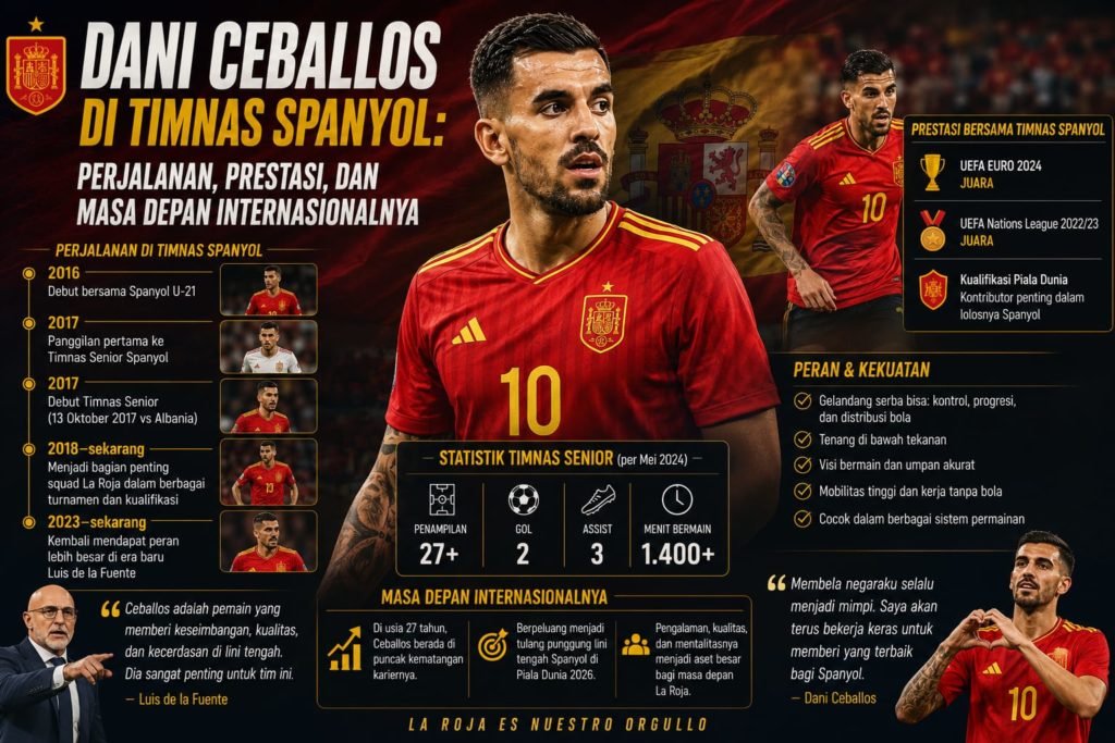 Dani Ceballos di Timnas Spanyol: Perjalanan, Prestasi, dan Masa Depan Internasionalnya