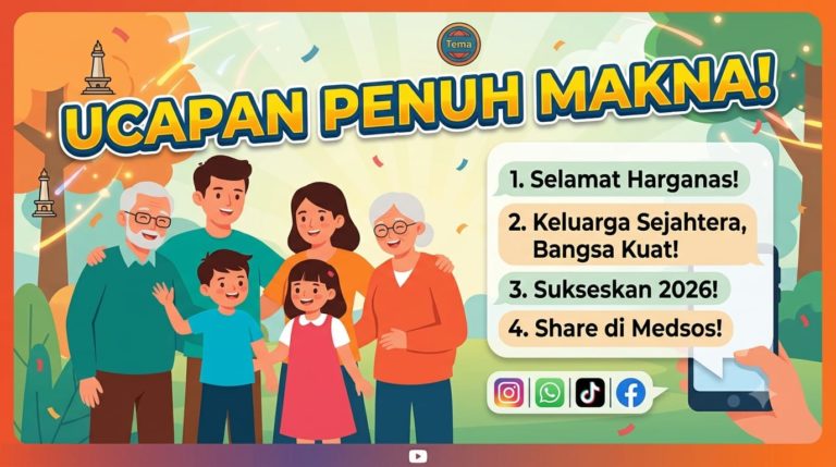Ucapan Hari Keluarga Nasional 2026 yang Penuh Makna untuk Dibagikan di Media Sosial