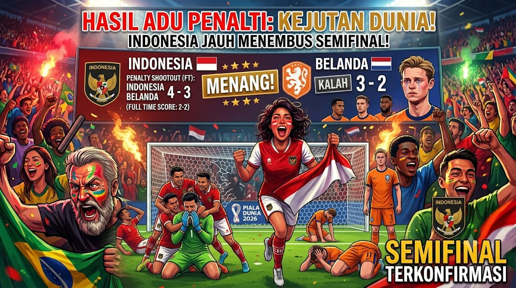 Hasil Adu Penalti Piala Dunia 2026 yang Mengubah Jalannya Turnamen