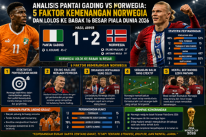 Analisis Pantai Gading vs Norwegia: 5 Faktor yang Membuat Norwegia Lolos ke Babak 16 Besar Piala Dunia 2026