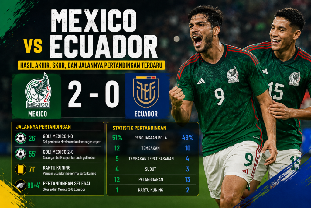 Medco vs Ecuador: Hasil Akhir, Skor, dan Jalannya Pertandingan Terbaru