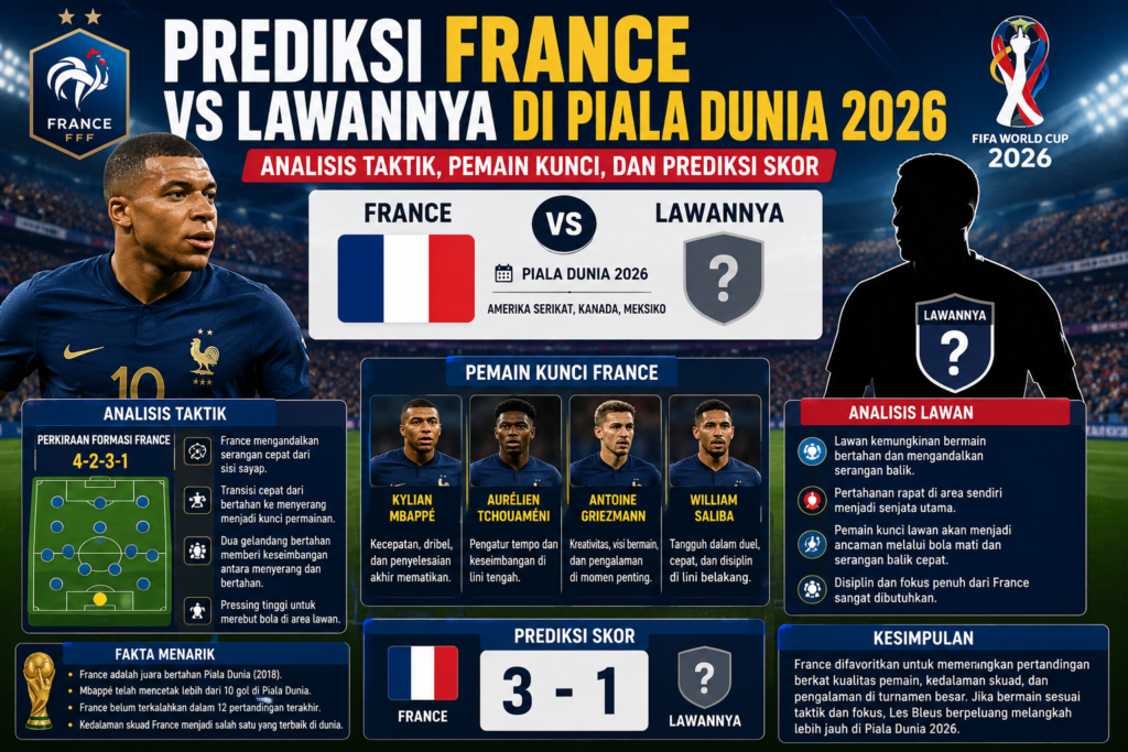 Hasil dan Klasemen Timnas France Terbaru: Rekap Pertandingan, Statistik, dan Peluang Lolos ke Babak Berikutnya