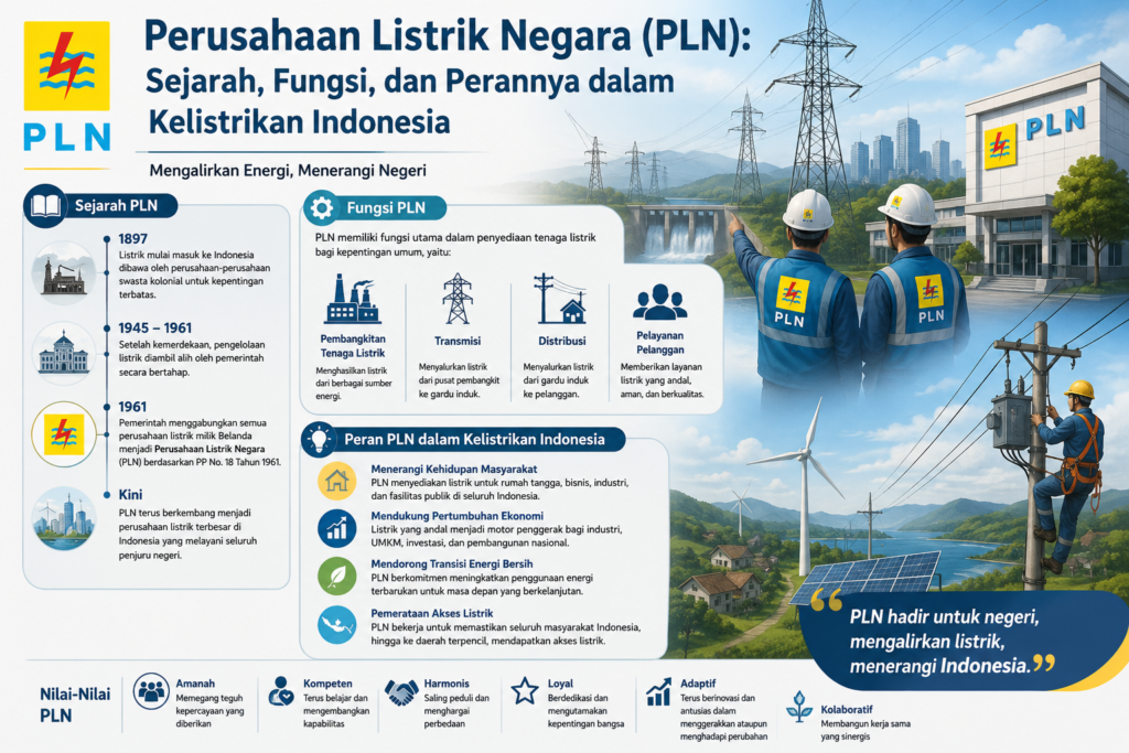 Perusahaan Listrik Negara (PLN): Sejarah, Fungsi, dan Perannya dalam Kelistrikan Indonesia