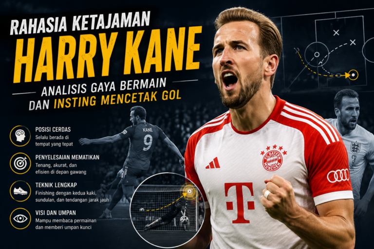 Rahasia Ketajaman Harry Kane: Analisis Gaya Bermain dan Insting Mencetak Gol