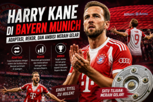 Harry Kane di Bayern Munich: Adaptasi, Rekor, dan Ambisi Meraih Gelar