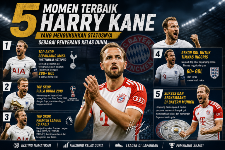 5 Momen Terbaik Harry Kane yang Mengukuhkan Statusnya sebagai Penyerang Kelas Dunia