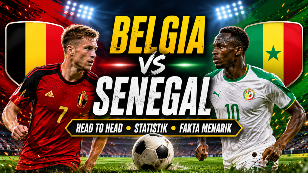 Belgia vs Senegal: Head to Head, Statistik, dan Fakta Menarik Dua Tim Nasional