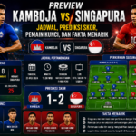 Preview Kamboja vs Singapura: Jadwal, Prediksi Skor, Pemain Kunci, dan Fakta Menarik