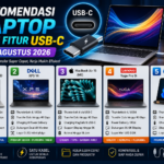 5 Rekomendasi Laptop dengan Fitur USB-C Terbaik Juli dan Agustus 2026, Praktis untuk Kerja dan Produktivitas