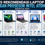 5 Rekomendasi Laptop dengan Prosesor Intel Atom Agustus 2026