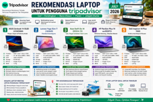 Rekomendasi Laptop Terbaik untuk Pengguna TripAdvisor Edisi Juli 2026