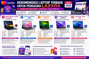 Rekomendasi Laptop Terbaik untuk Pengguna Lazada Edisi Juli 2026