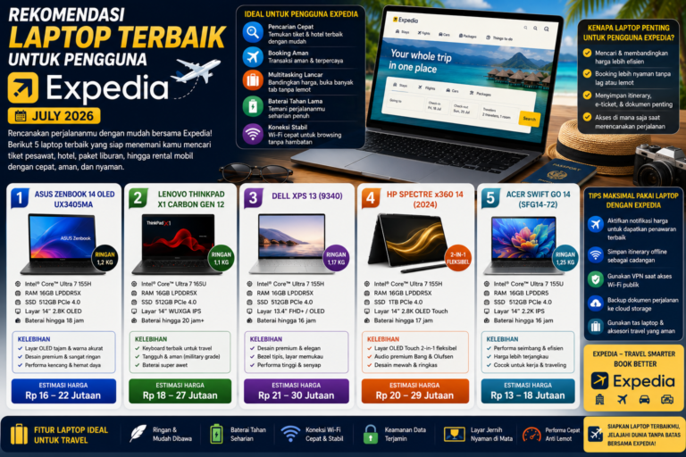 5 Rekomendasi Laptop dengan Layar Fleksibel Terbaik (Agustus 2026)