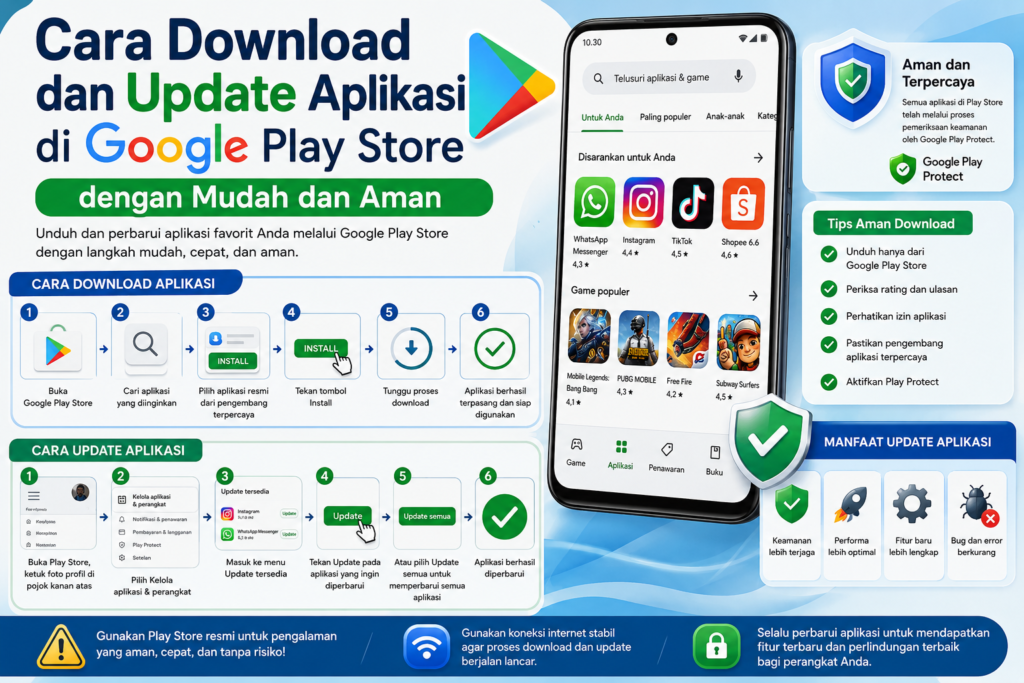 Cara Download dan Update Aplikasi di Google Play Store dengan Mudah dan Aman