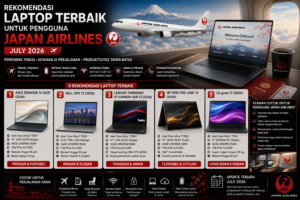 Rekomendasi Laptop Terbaik untuk Pengguna Japan Airlines (Edisi Juli 2026)