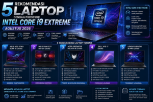 5 Rekomendasi Laptop dengan Prosesor Intel Core i9 Extreme Terbaik (Agustus 2026)