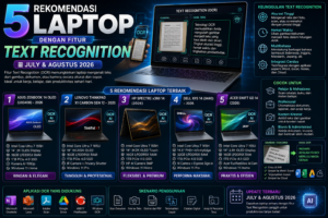 5 Rekomendasi Laptop dengan Fitur Text Recognition Terbaik (Juli & Agustus 2026)