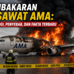 Pembakaran Pesawat AMA: Kronologi Lengkap, Penyebab, dan Fakta Terbaru yang Terungkap