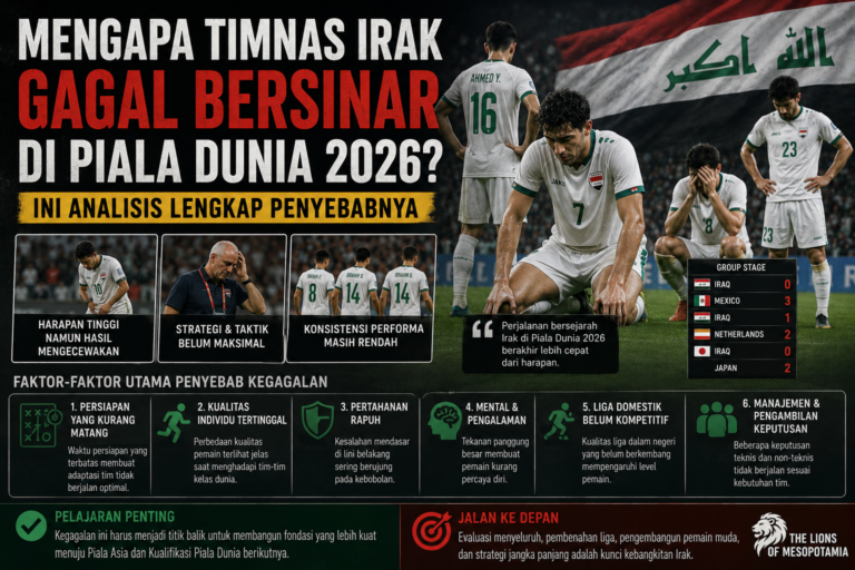Mengapa Timnas Irak Gagal Bersinar di Piala Dunia 2026? Ini Analisis Lengkap Penyebabnya