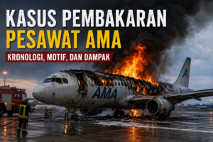 Apa Itu Kasus Pembakaran Pesawat AMA? Simak Motif, Kronologi, dan Dampaknya