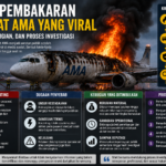 Fakta Pembakaran Pesawat AMA yang Viral: Penyebab, Kerugian, dan Proses Investigasi