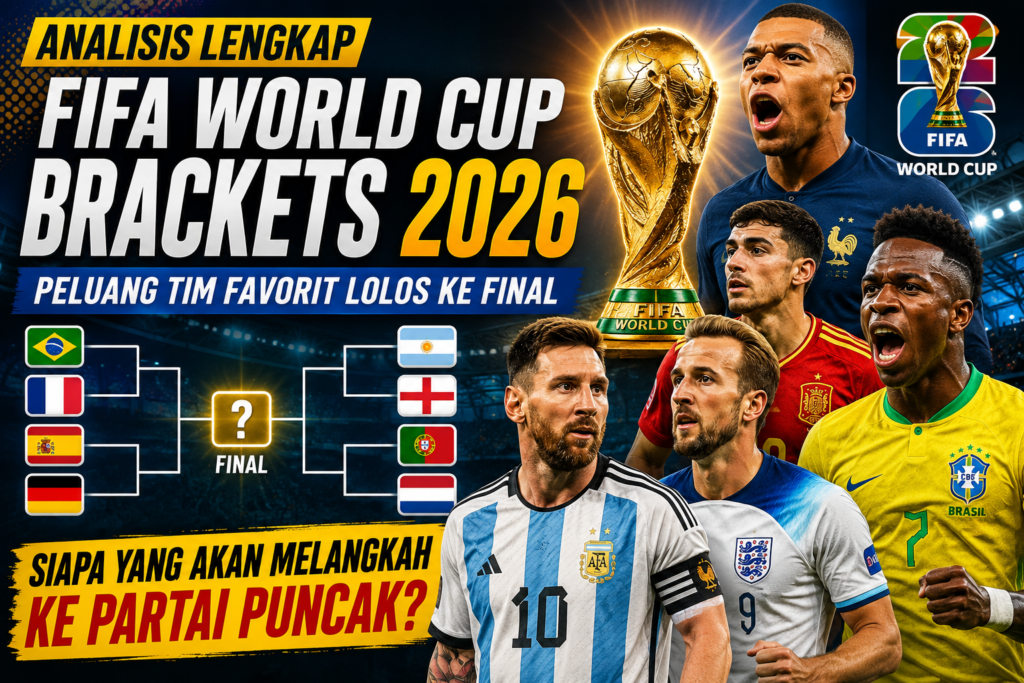 Analisis Lengkap FIFA World Cup Brackets 2026 serta Peluang Tim Favorit Lolos ke Final