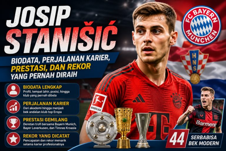 Josip Stanišić: Biodata, Perjalanan Karier, Prestasi, dan Rekor yang Pernah Diraih