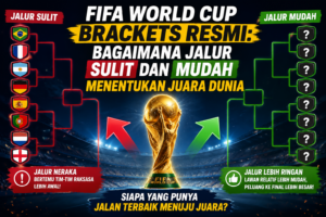 FIFA World Cup Brackets Resmi: Bagaimana Jalur Sulit dan Mudah Menentukan Juara Dunia