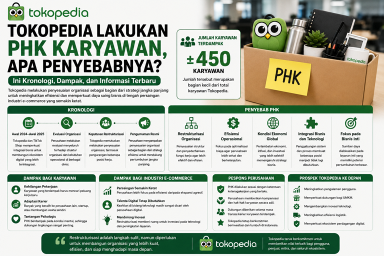 Tokopedia Lakukan PHK Karyawan, Apa Penyebabnya? Ini Kronologi, Dampak, dan Informasi Terbaru